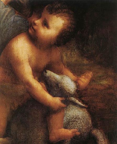 LEONARDO da Vinci The Virgin and Child with St Anne Spain oil painting art
